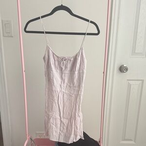 Wilfred Light Pink Spaghetti Strap Dress